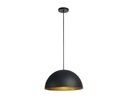 Forchini M PD-2 suspension rond 1x max 40W E27 230V D=40cm noir/or