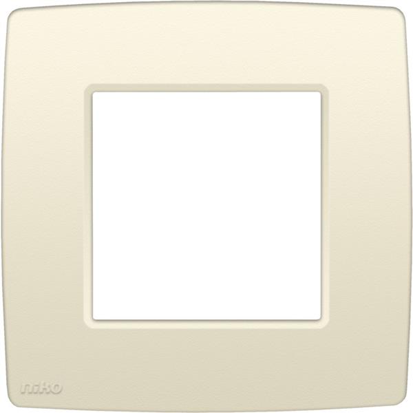 Plaque de recouvrement (60mm) simple, crème