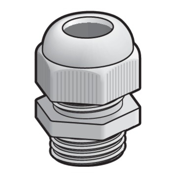 Presse-étoupe V-TEC VM20 RW blancRAL 9010-Niko 701-84001