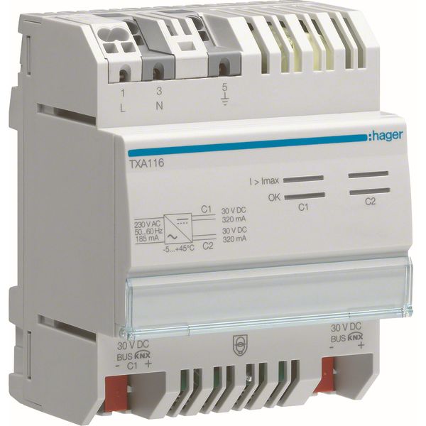 Alimentation Bus tebis 2x30V TBTS 320mA