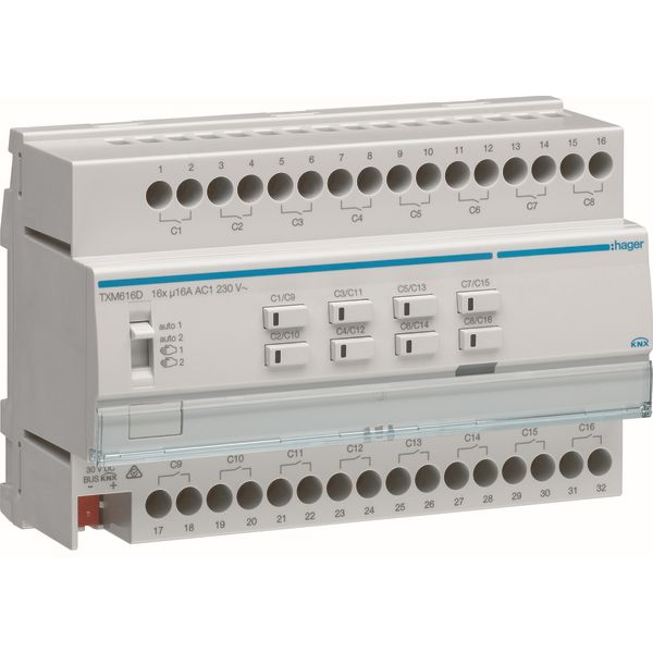 Module de sortie 16 contacts 16A charge cap. new easy