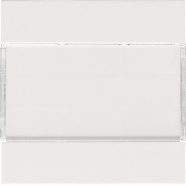 Touche gallery KNX 2 boutons-poussoirs blanc polaire