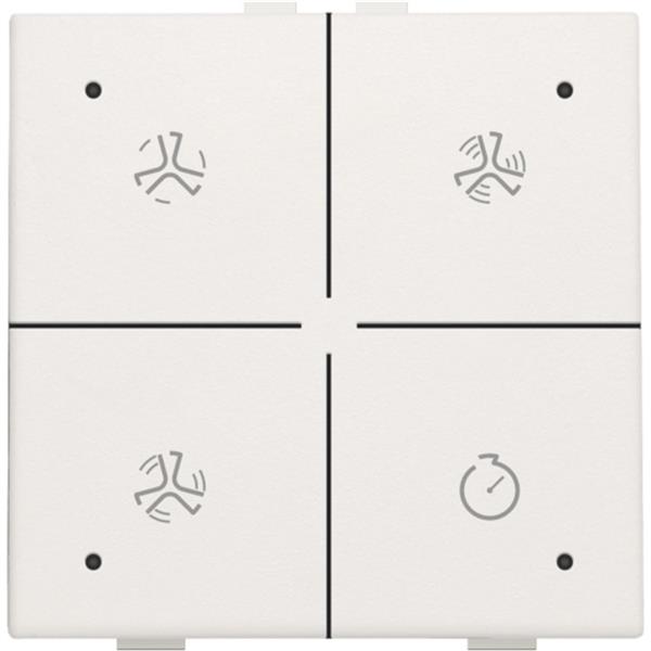 Home Control commande ventilation avec led, Original blanc