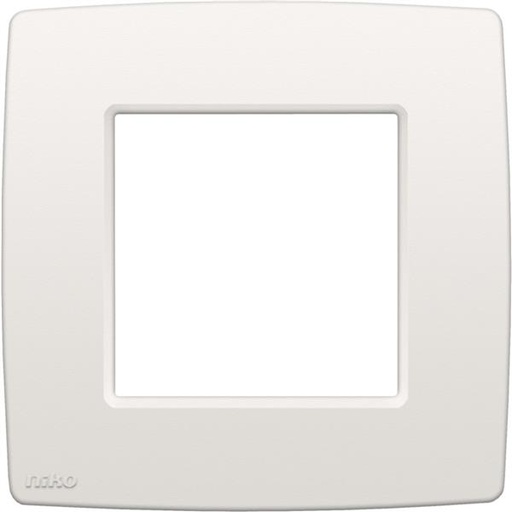 [NIK101-76100] Plaque de recouvrement (60mm) simple, blanc