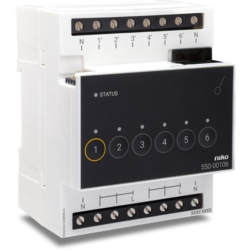 [NIK550-00106] Home Control module distibution sixtuple