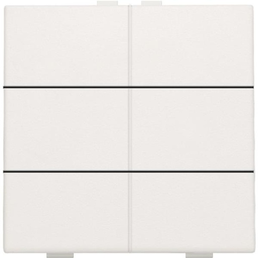 [NIK101-51006] Home Control commande d' éclairage sextuple, Original blanc