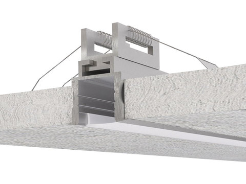 [IDTID588032AAZ] MALTA PROFILE ENCASTRE 2M ALUMINIUM