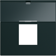 [HAGWXD206N] ENJOLIVEUR POUR PRISE RJ45 GALLERY PORTE -ETIQUETTE 2M NOIR