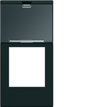 [HAGWXD205N] ENJOLIVEUR POUR PRISE RJ45 GALLERY PORTE -ETIQUETTE 1M NOIR