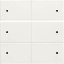 [NIK154-60150] Set de finition pour bouton-poussoir sextuple, libre de potentiel, 24 V, avec LE