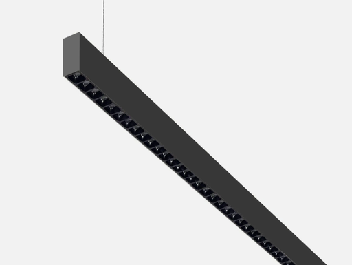 [GTVLD-VIL42WUDC-NB] GT Nelle Led design luminaire apparent & suspendu noir 42W 4000°K 3780lm 112*3*6.8CM