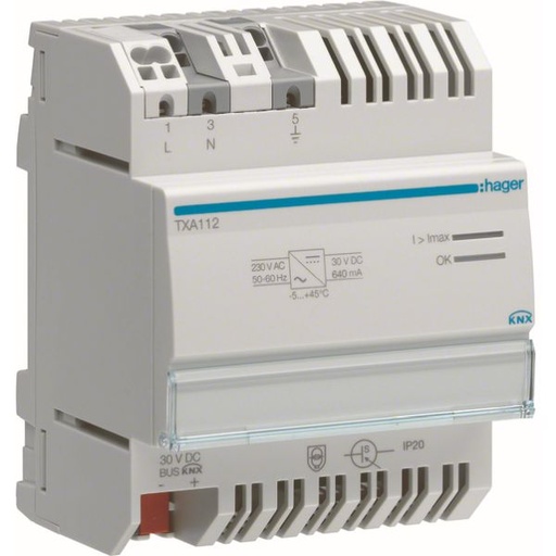 [HAGTXA112] Alimentation Bus tebis 640mA TBTS