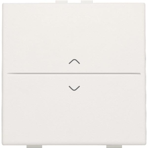 [NIK101-00004] Manette simple up & down pour poussoir câble-bus ou RF émetteur mural, blanc