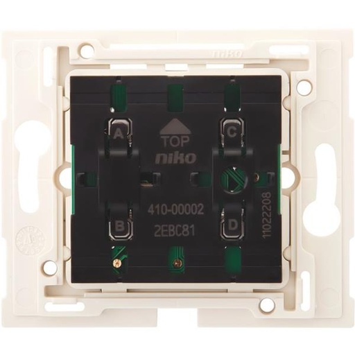 [NIK410-00002] Socle interrupteur RF avec 4 poussoirs