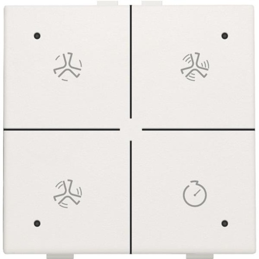 [NIK101-52054] Home Control commande ventilation avec led, Original blanc