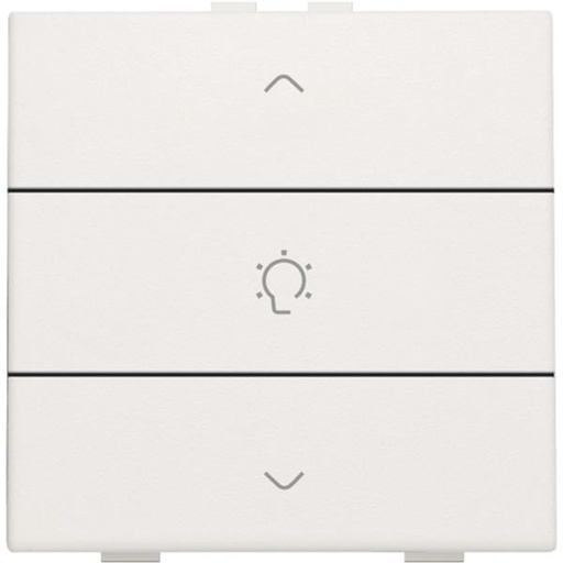 [NIK101-51043] Home Control commande simple variateur avec touche triple, Original blanc