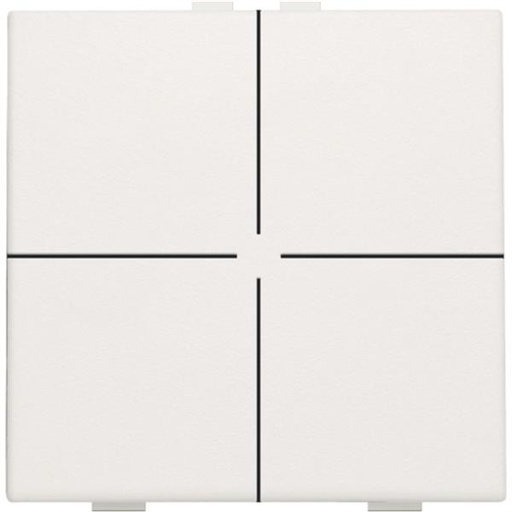 [NIK101-51004] Home Control commande d' éclairage quadruple, Original blanc